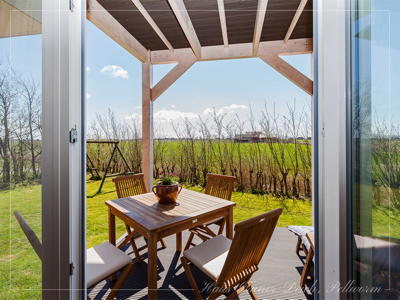 Ferienwohnung Emma im Haus Grüner Deich: Terrasse.