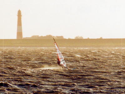Guter Wind für Surfer.